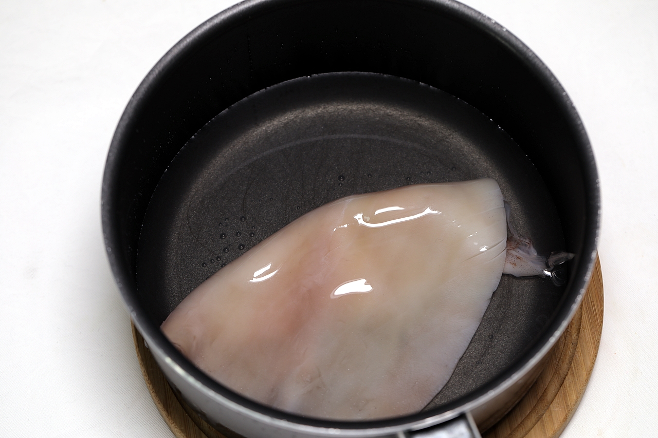 오징어말이 케첩조림 만들기 1단계