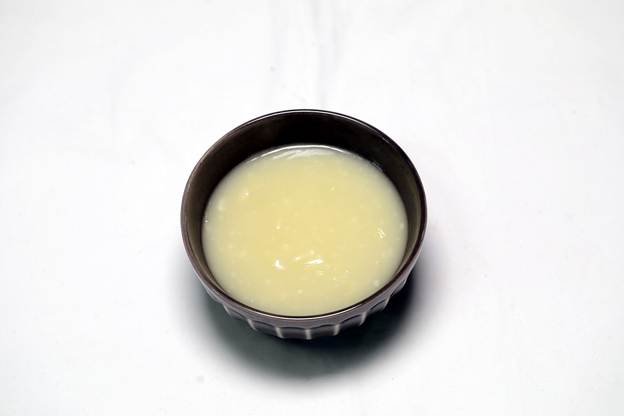 바질 고구마 옥수수빵(플렌타) 만들기 4단계