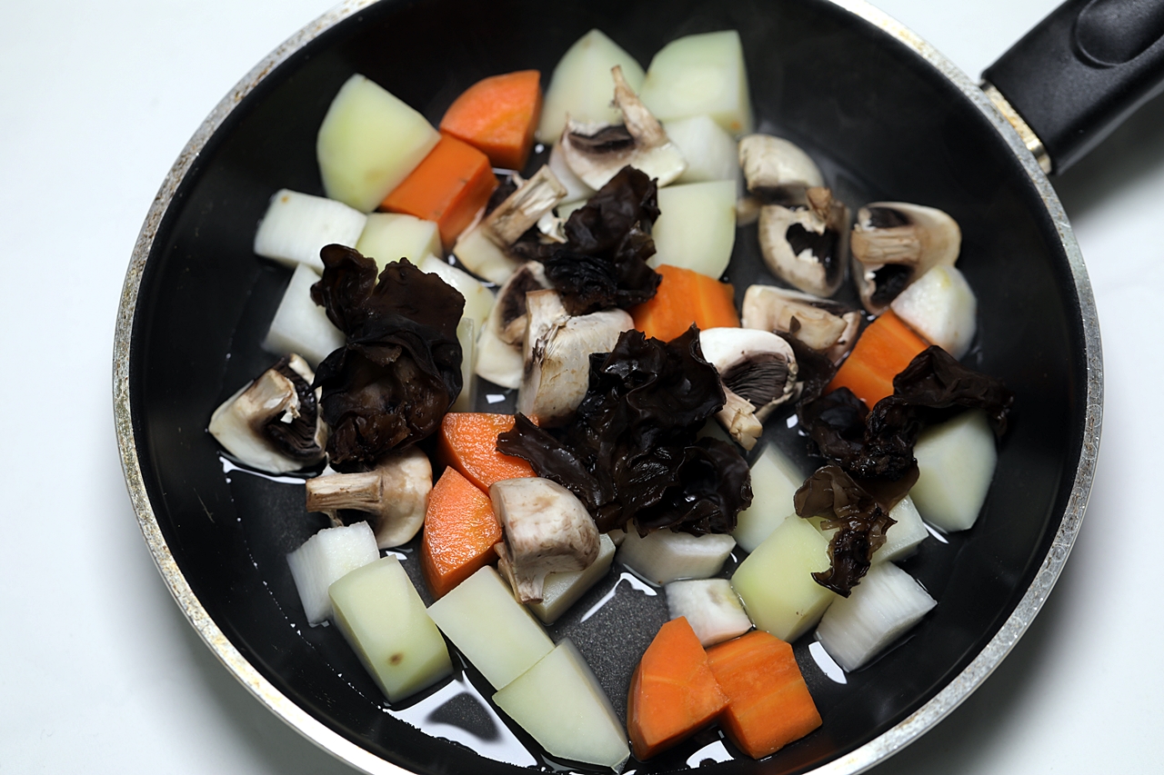 야채볶음 만들기 4단계