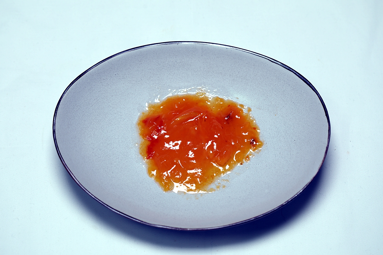 홍시 생밤 무침 만들기 1단계
