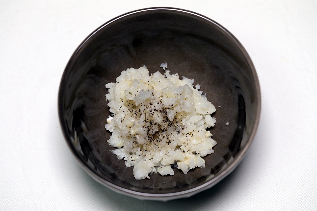 생선살 완자 찹쌀 찜 만들기 3단계