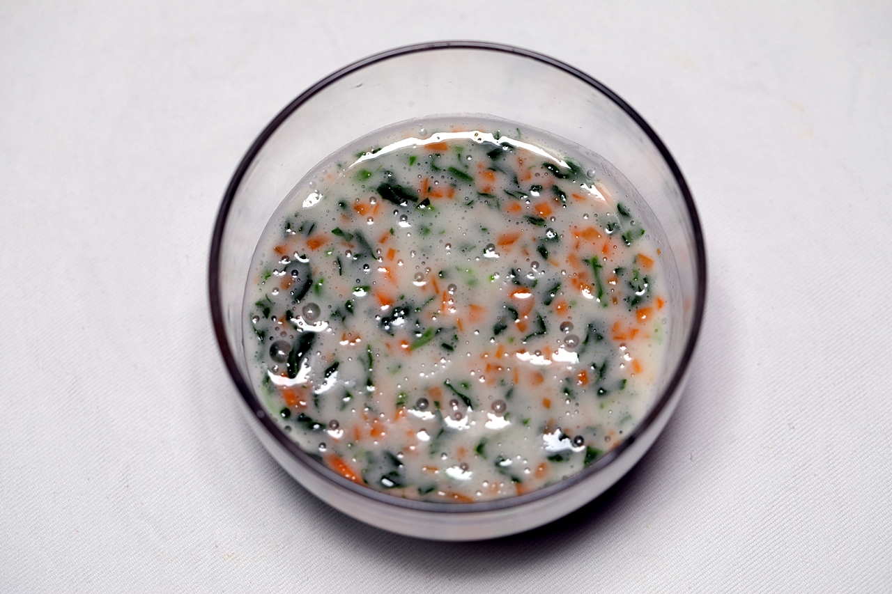 생선살 완자 찹쌀 찜 만들기 4단계