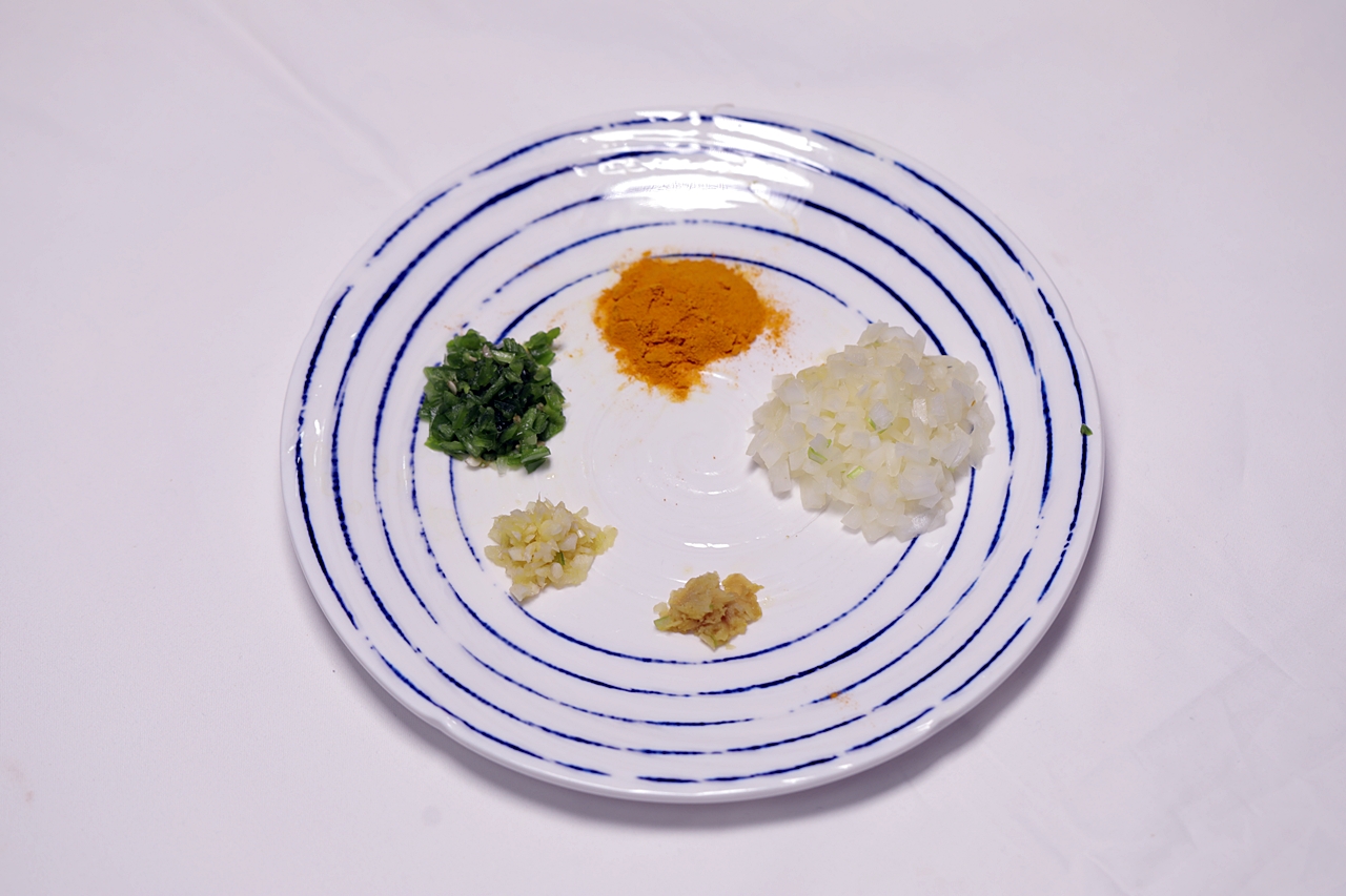 인도식만두구이(사모사) 만들기 2단계